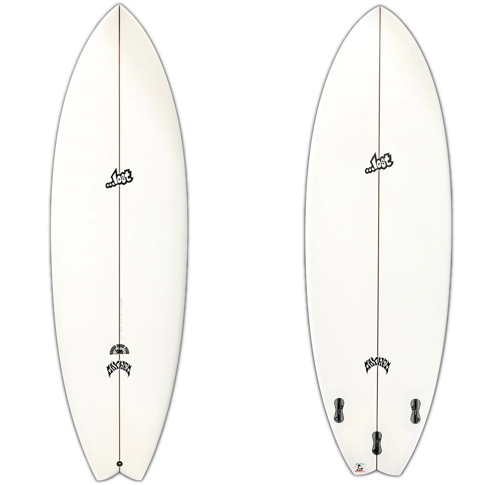 Lost 5'5" 1996 Round Nose Fish FCS II
