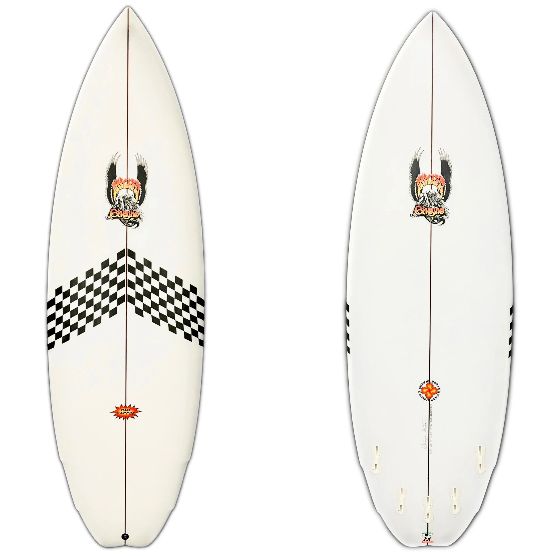 Lost 5'8" Rad Zapper FCS II (checker inlay)