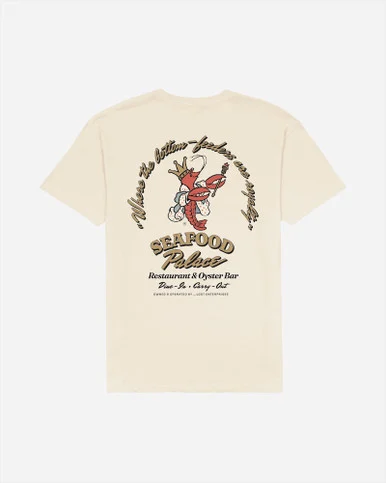 LOST CLOTHING SEAFOOD PALACE VINTAGE DYE TEE (10521060)