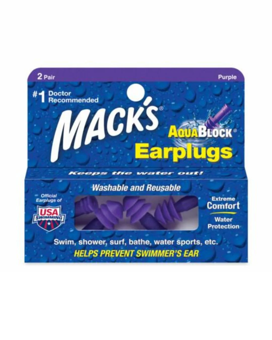 Mack's Aqua Block Ear Plugs