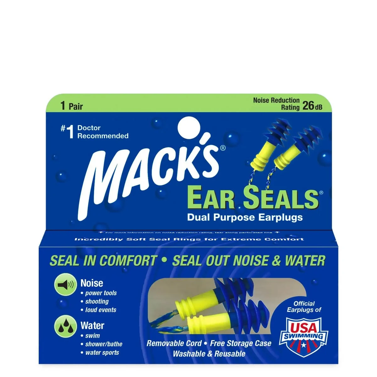 Macks Ear Seals Dual Purpose Ear Plugs