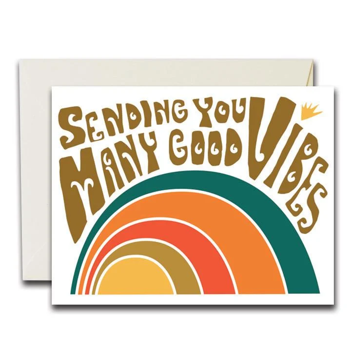 Many Good Vibes Card