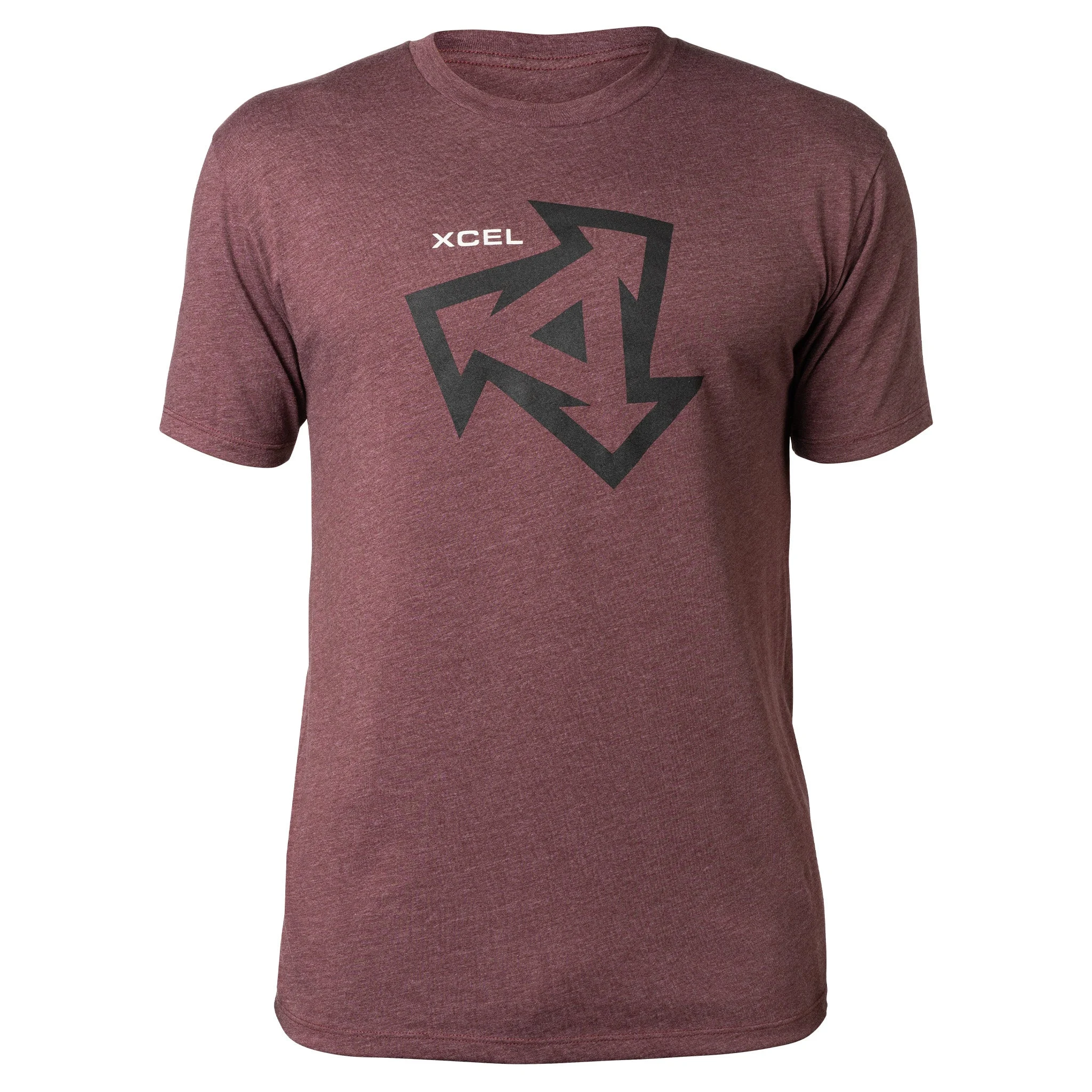Men's Icon Logo Short Sleeve Tee - Heather Maroon