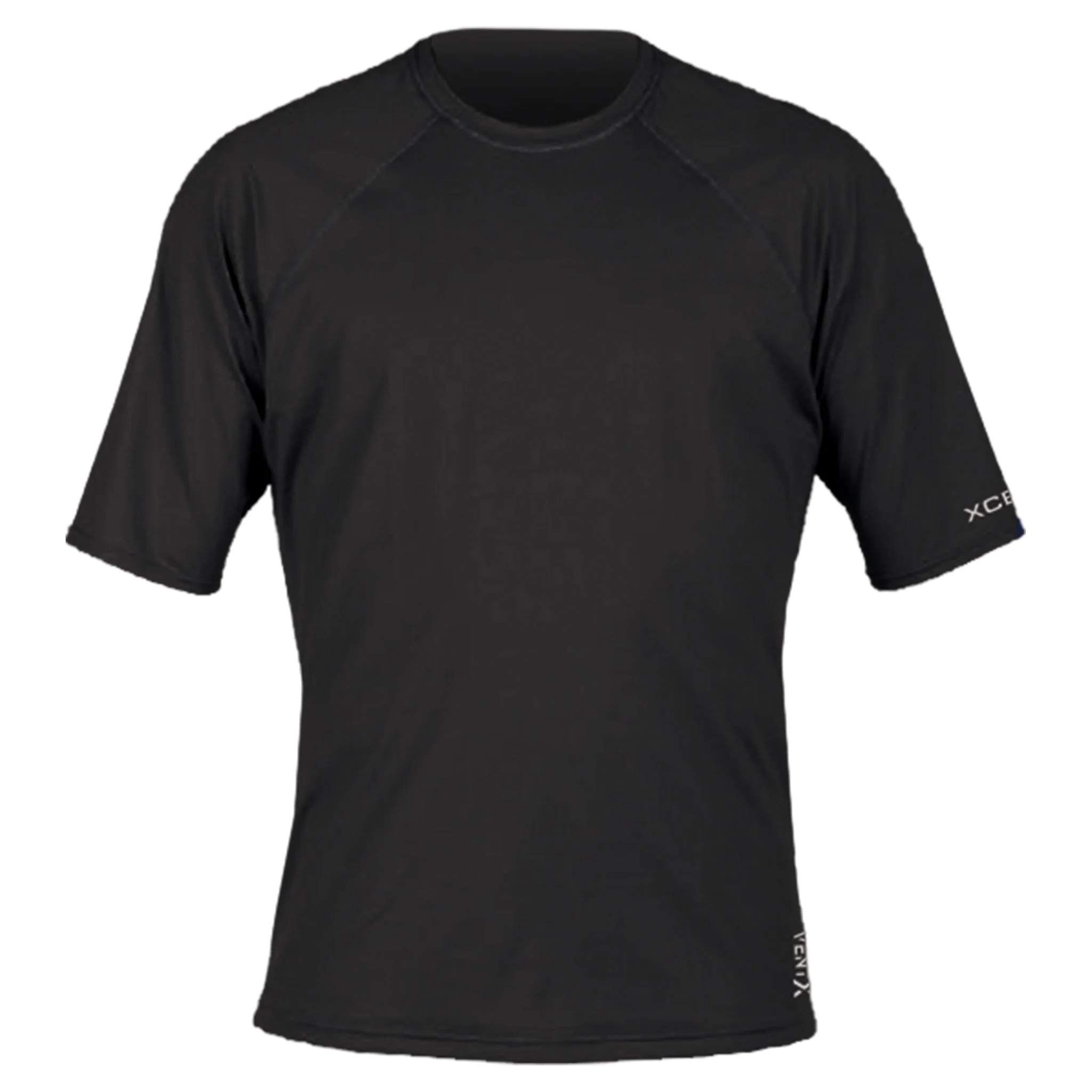 Men's VentX Solid Short Sleeve Relaxed Fit Top UV - Black