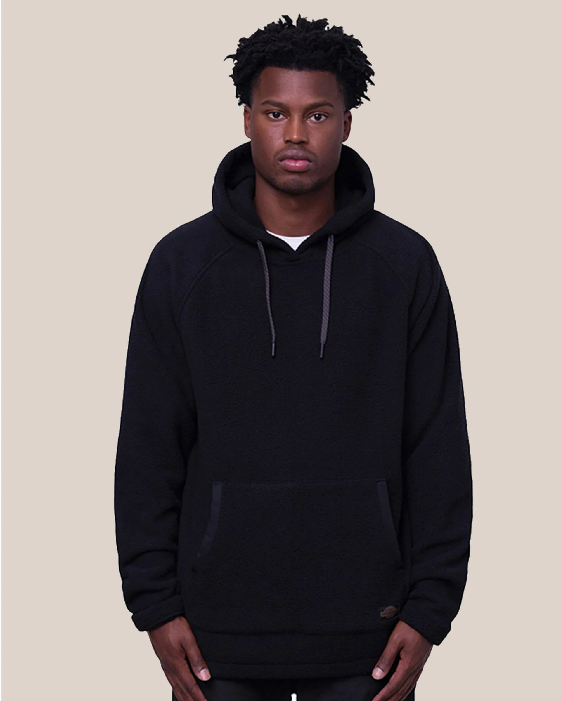 Men's Buttermilk Sherpa Fleece Pullover Hoodie