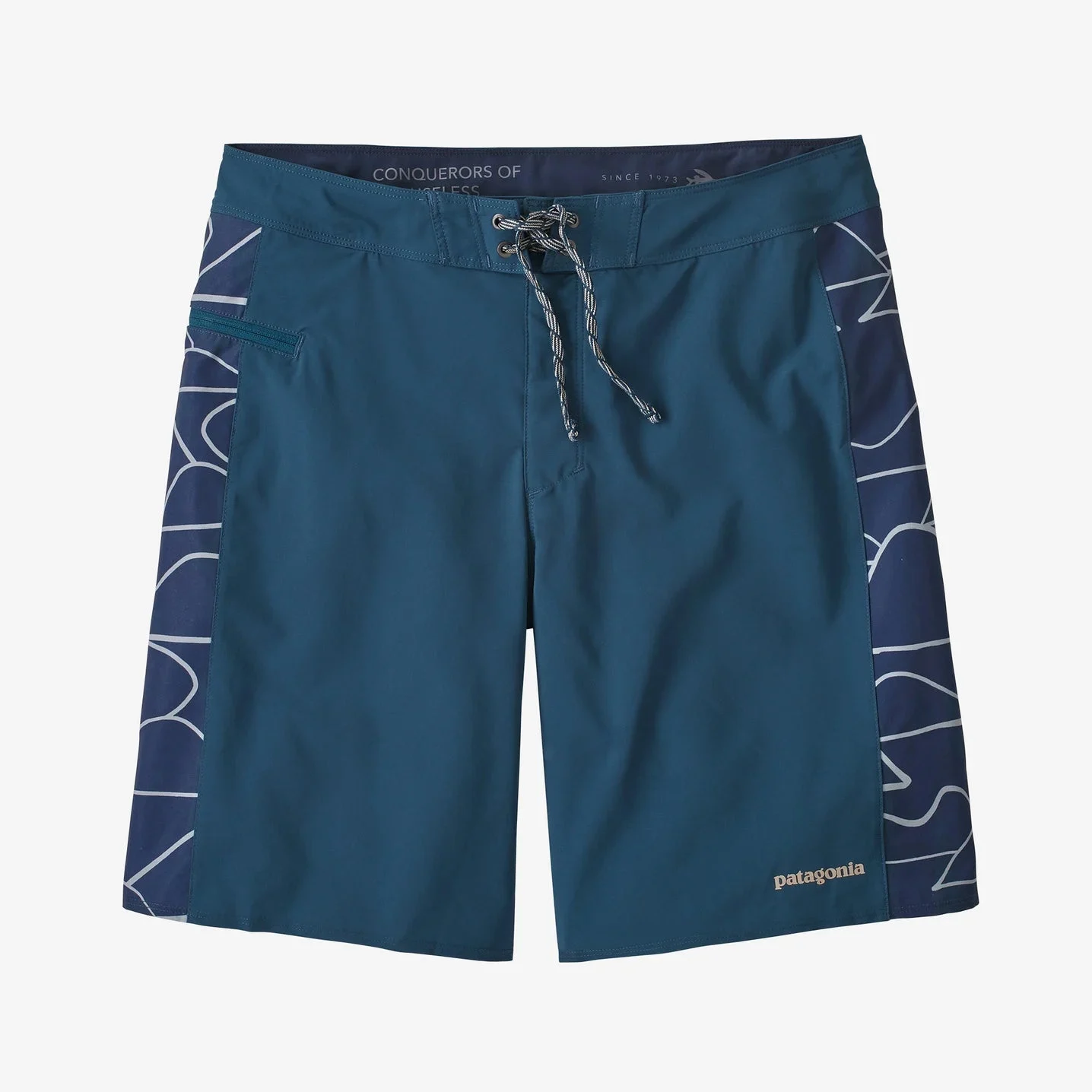 Men's Hydropeak SP Boardshorts - 19" - Tidepool Blue w/Wildlands HZ
