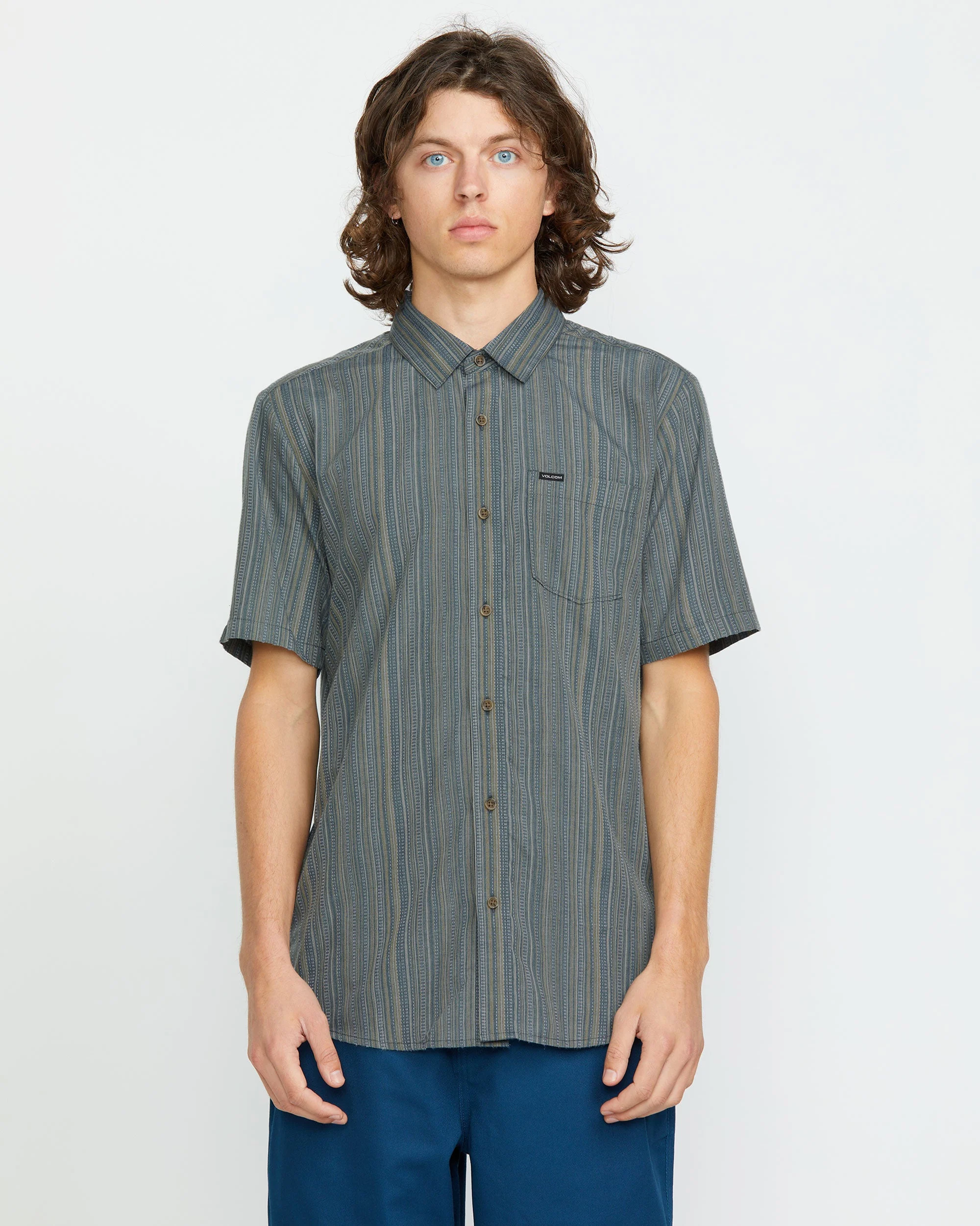 Men's Jahstripe Short Sleeve Shirt