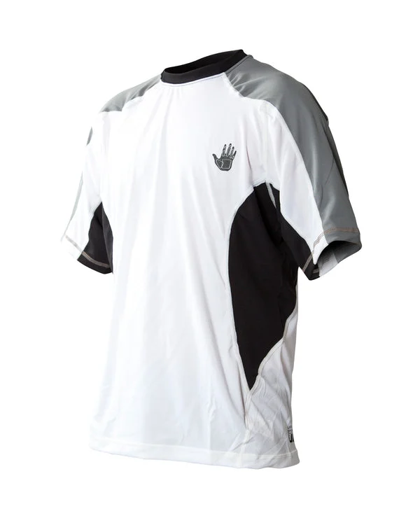 Men's Performance Loosefit Short-Arm Shirt - White