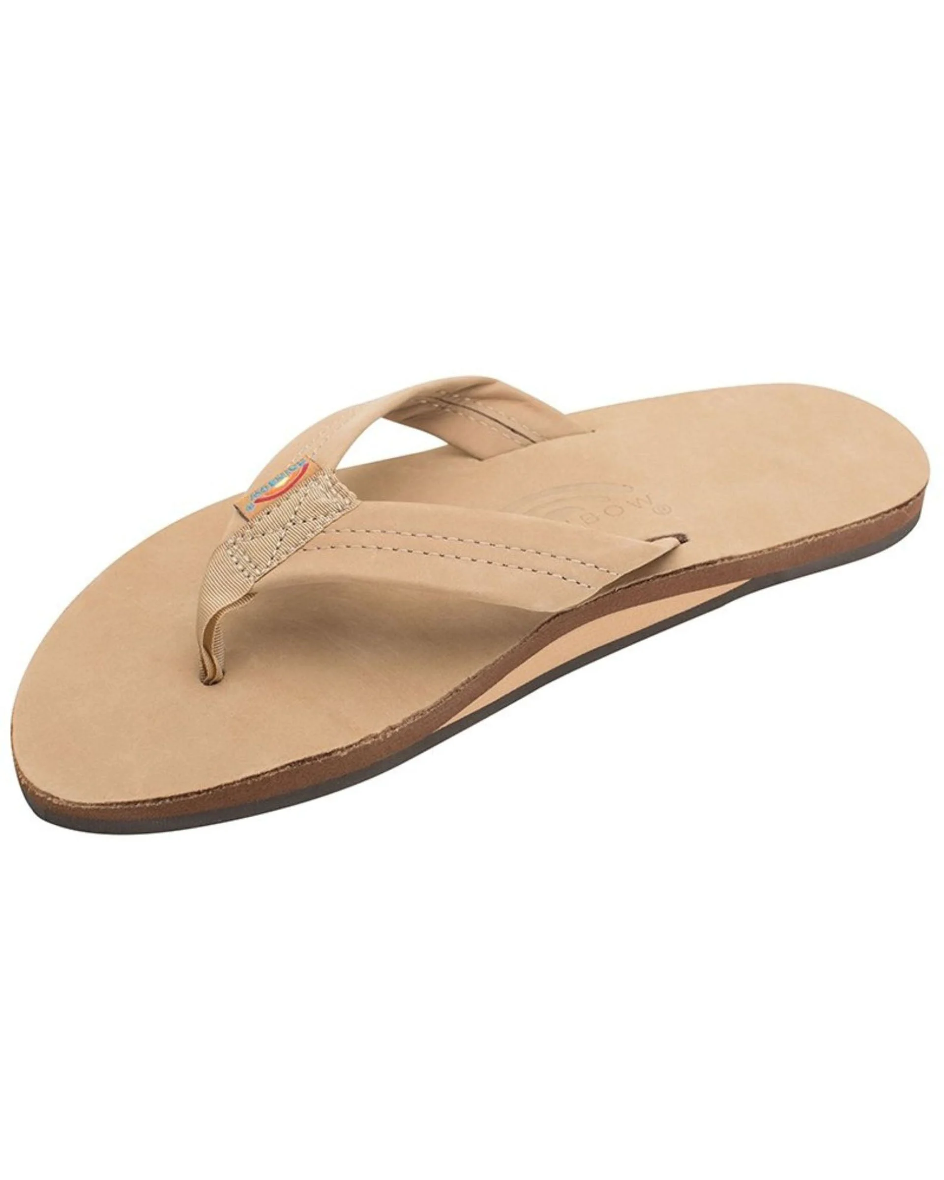 Men's Premier Leather Single Layer Arch Sandals - Sierra Brown