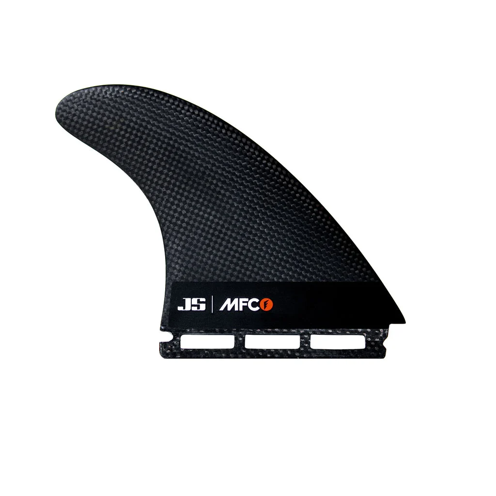 MFC x JS Thrusters Carbon Tri Fin Set-Black-Large