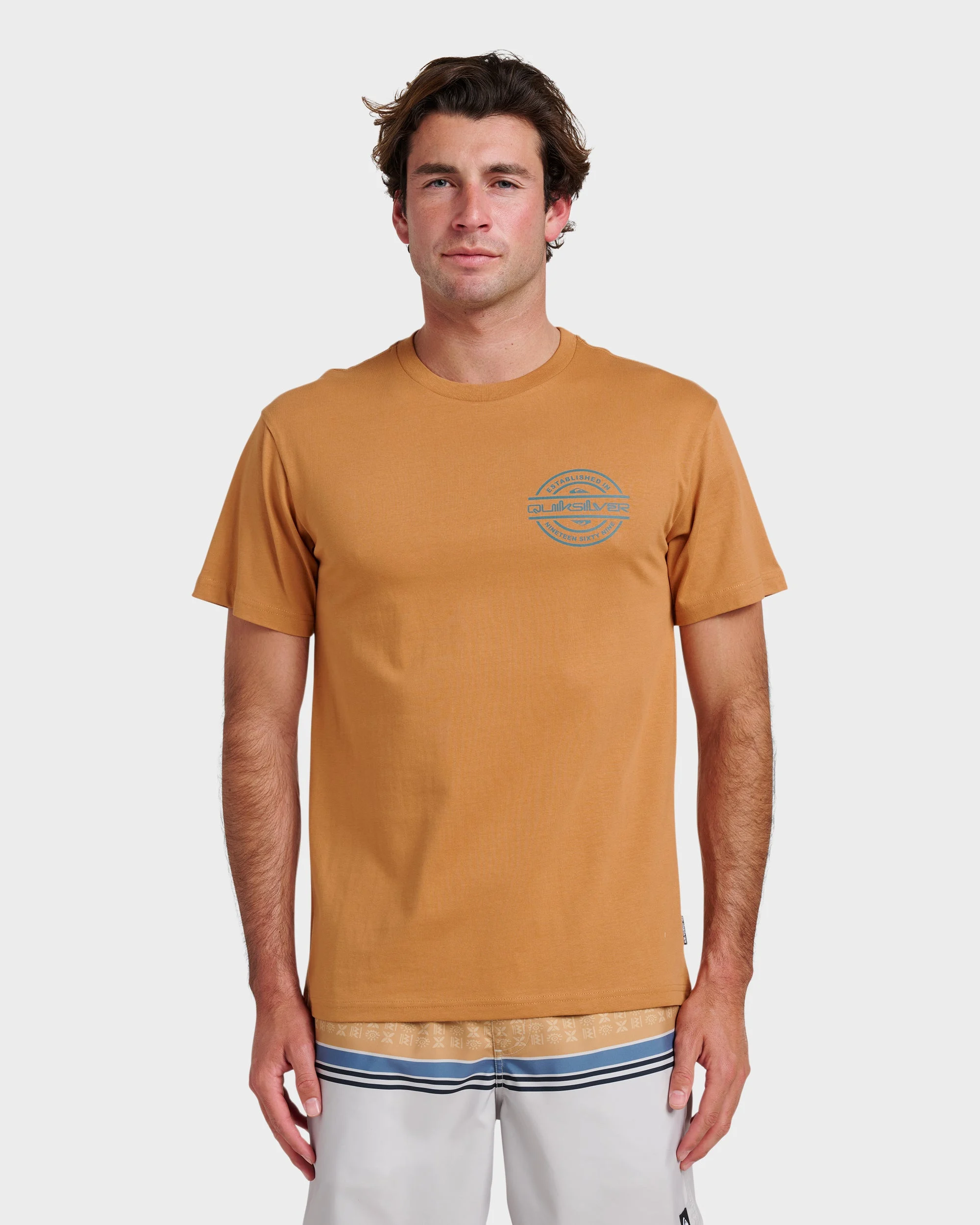Mirrored Classic T-shirt - Almond | Quiksilver