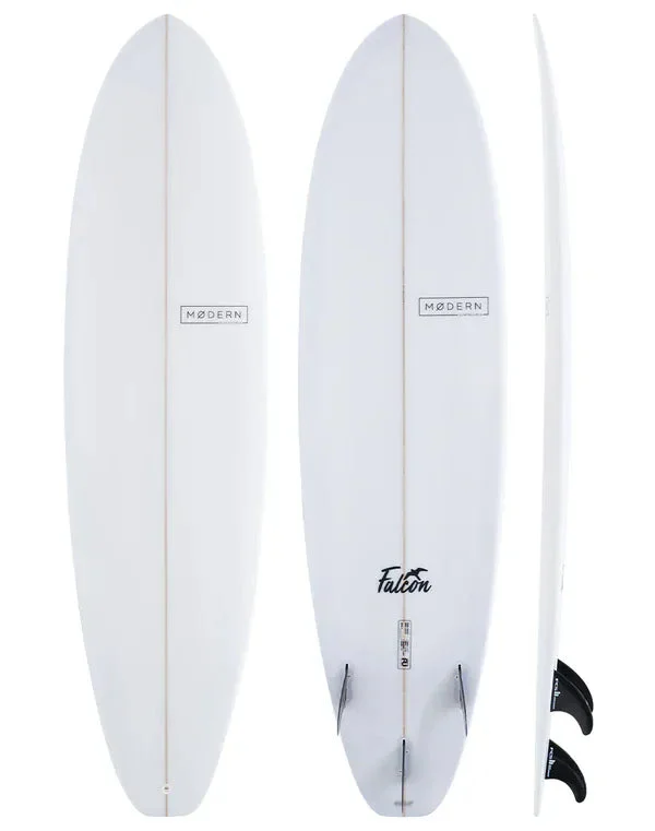 Modern 6'0" Falcon PU Clear Surfboard