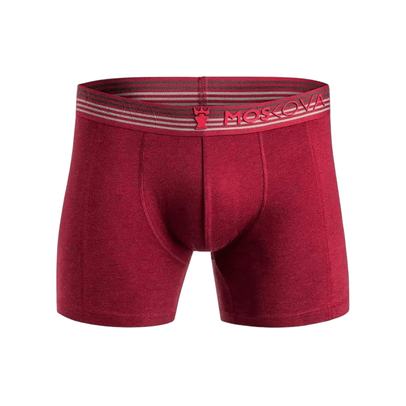 MOSKOVA BOXER Heather Small-XLarge Cotton Bordeaux