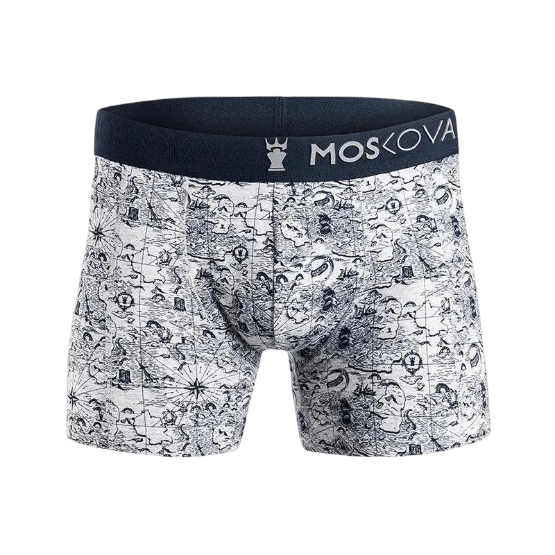 MOSKOVA Boxer M2 Cotton - Map Grey
