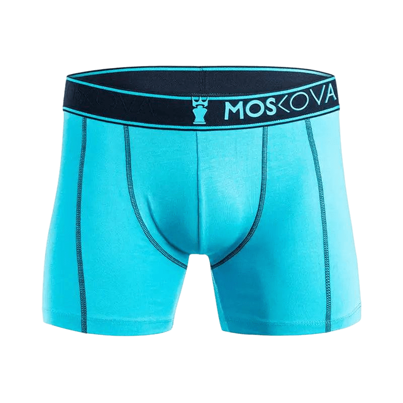 MOSKOVA BOXER M2 Cotton Small-XLarge Cyan Navy
