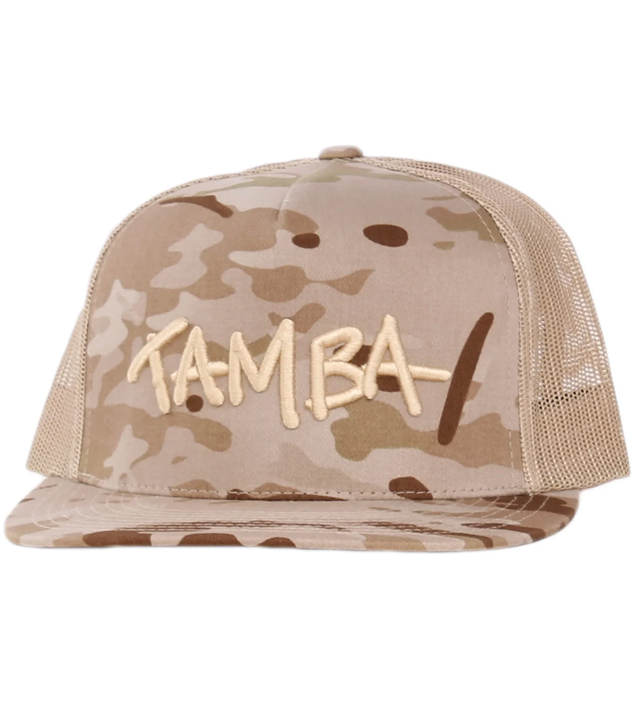 Multicam Stuzzy 3D Mesh Snapback Hat - Arid/Tan