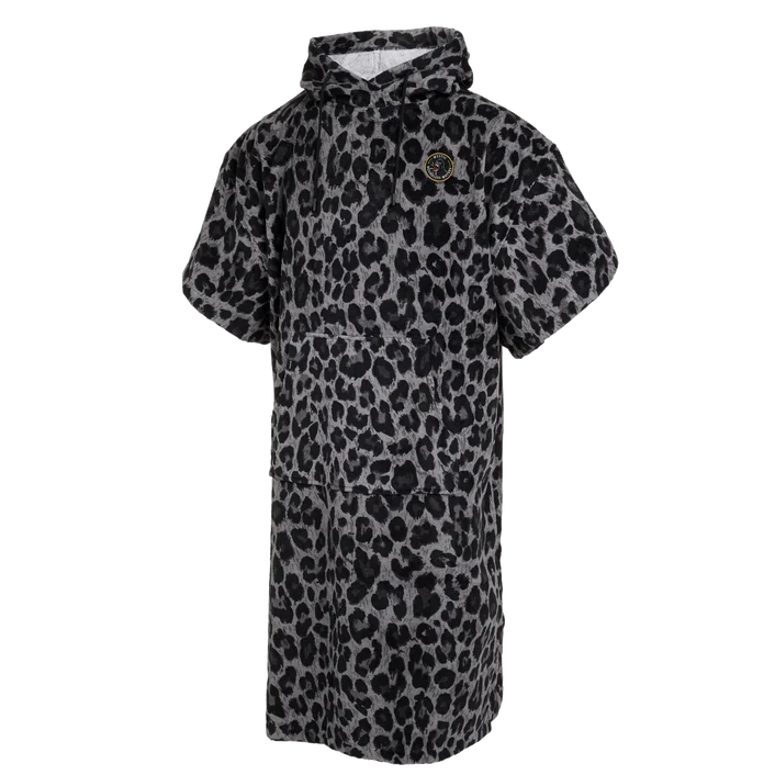 Mystic Poncho Velours AOP Poncho-Black