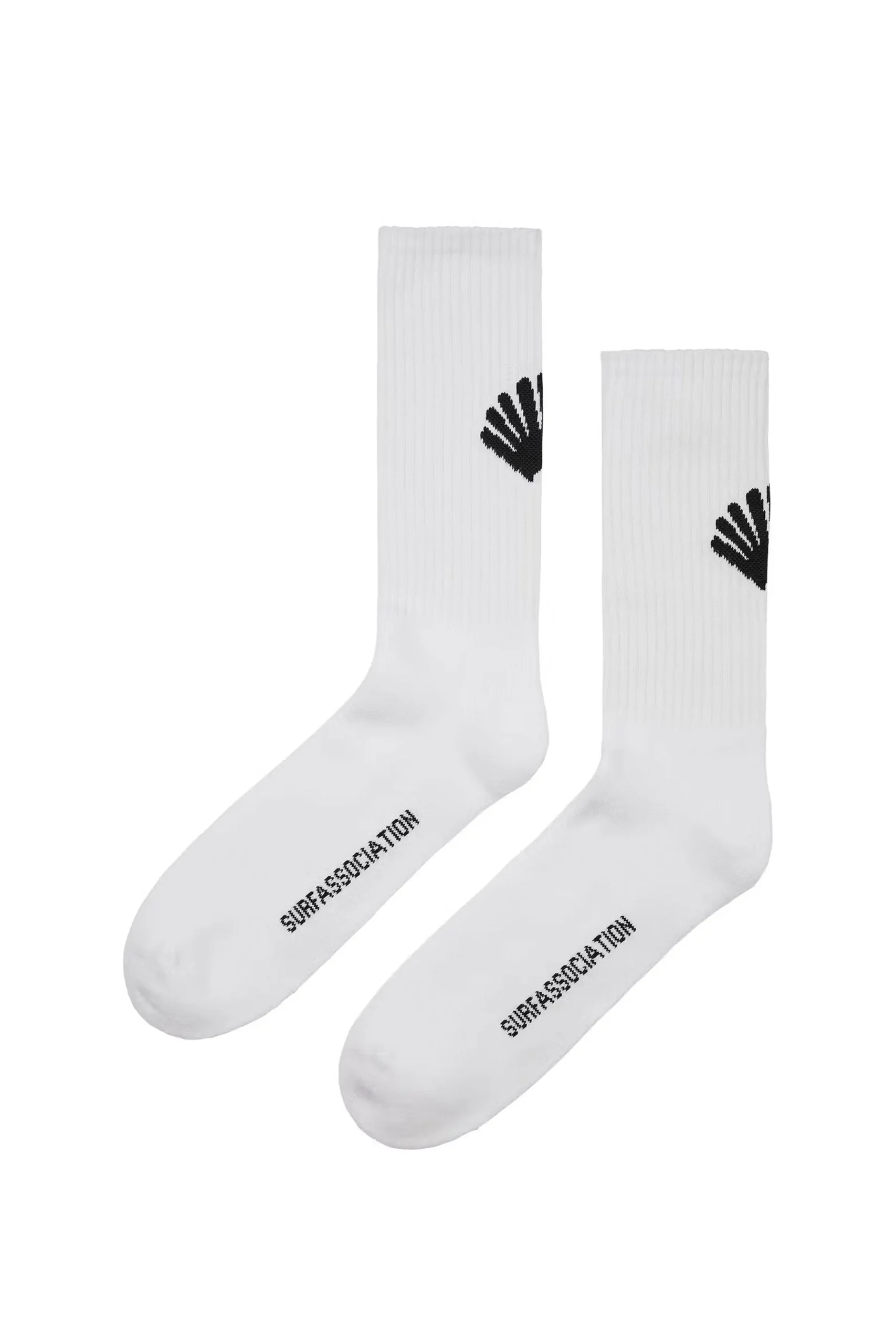 NEW AMSTERDAM SURF ASSOCIATION - LOGO SOCKS - WHITE