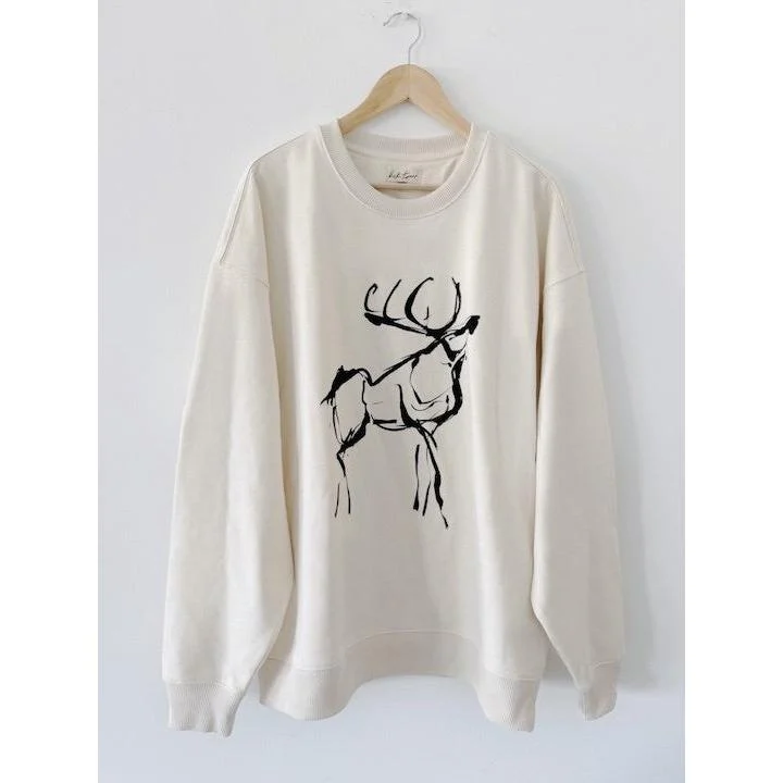 Nick Turner Organic cotton elk sweatshirt
