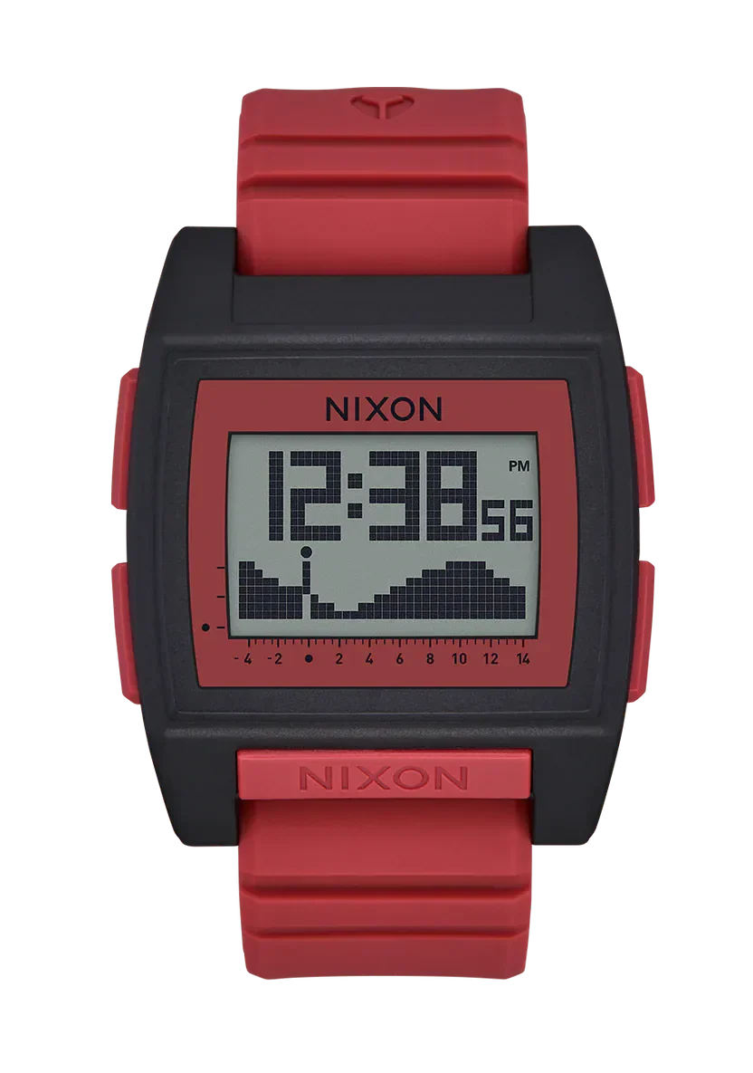 Nixon Base Tide Pro Black/Hot Sauce