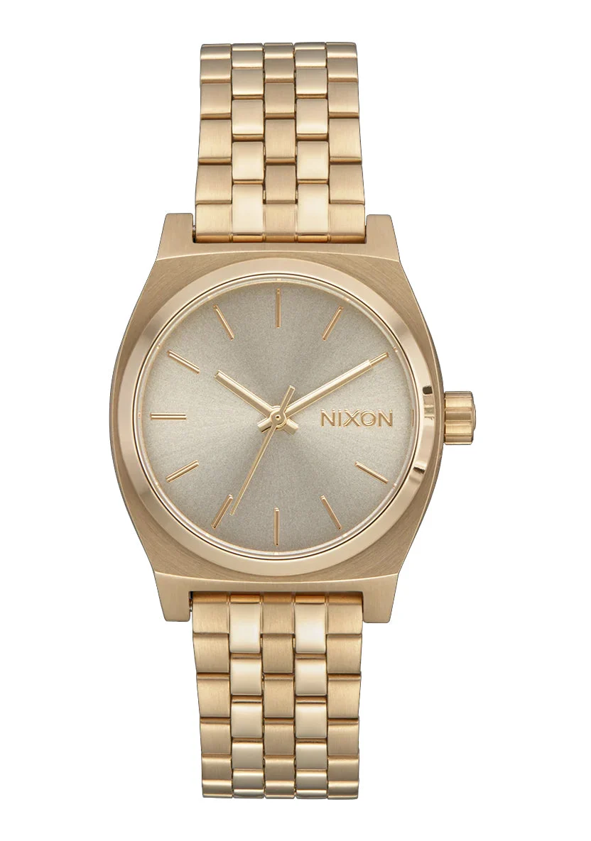 Nixon Medium Time Teller Lt. Gold/ Vintage White Watch