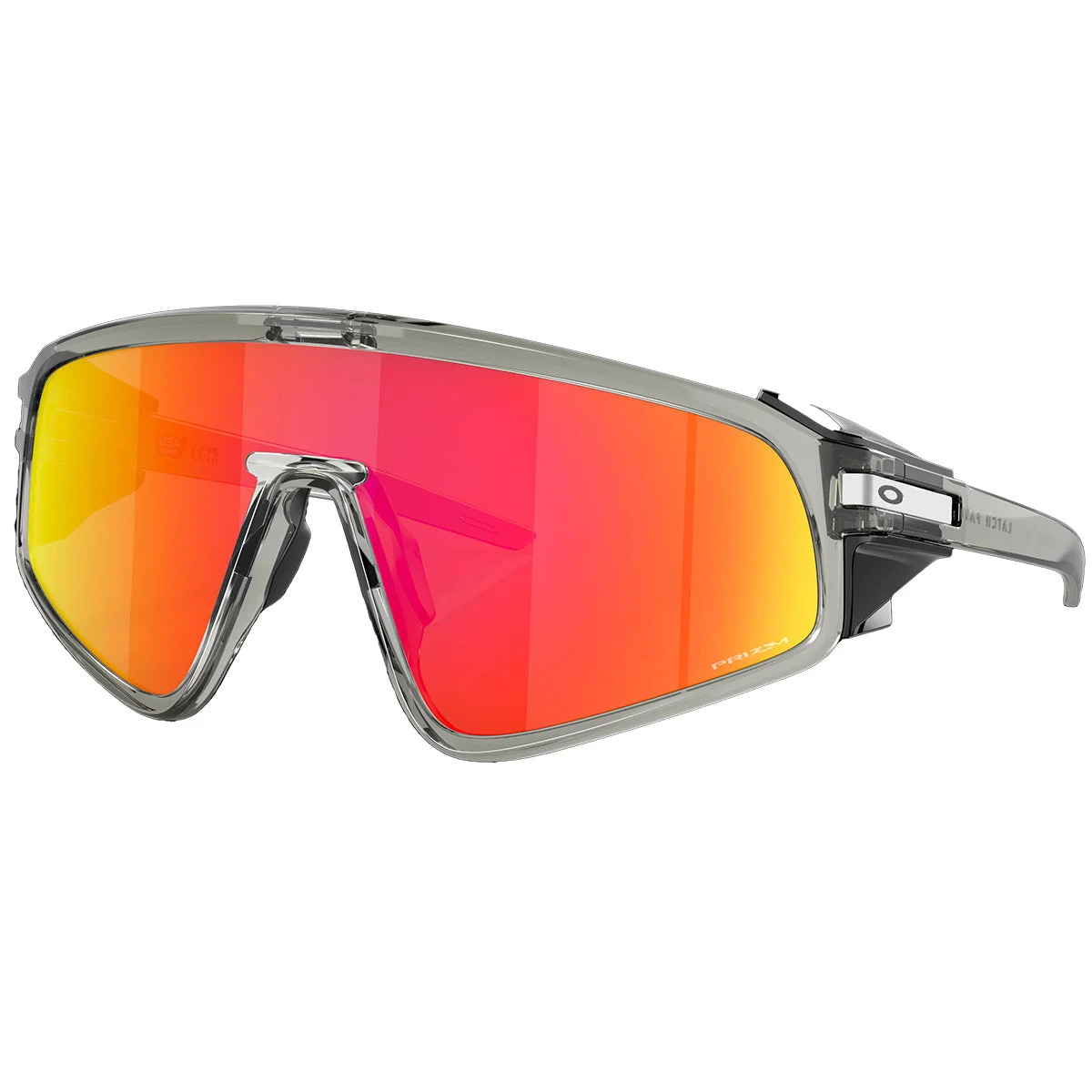 Oakley Latch Panel Sunglasses - Gray Ink/Prizm Ruby
