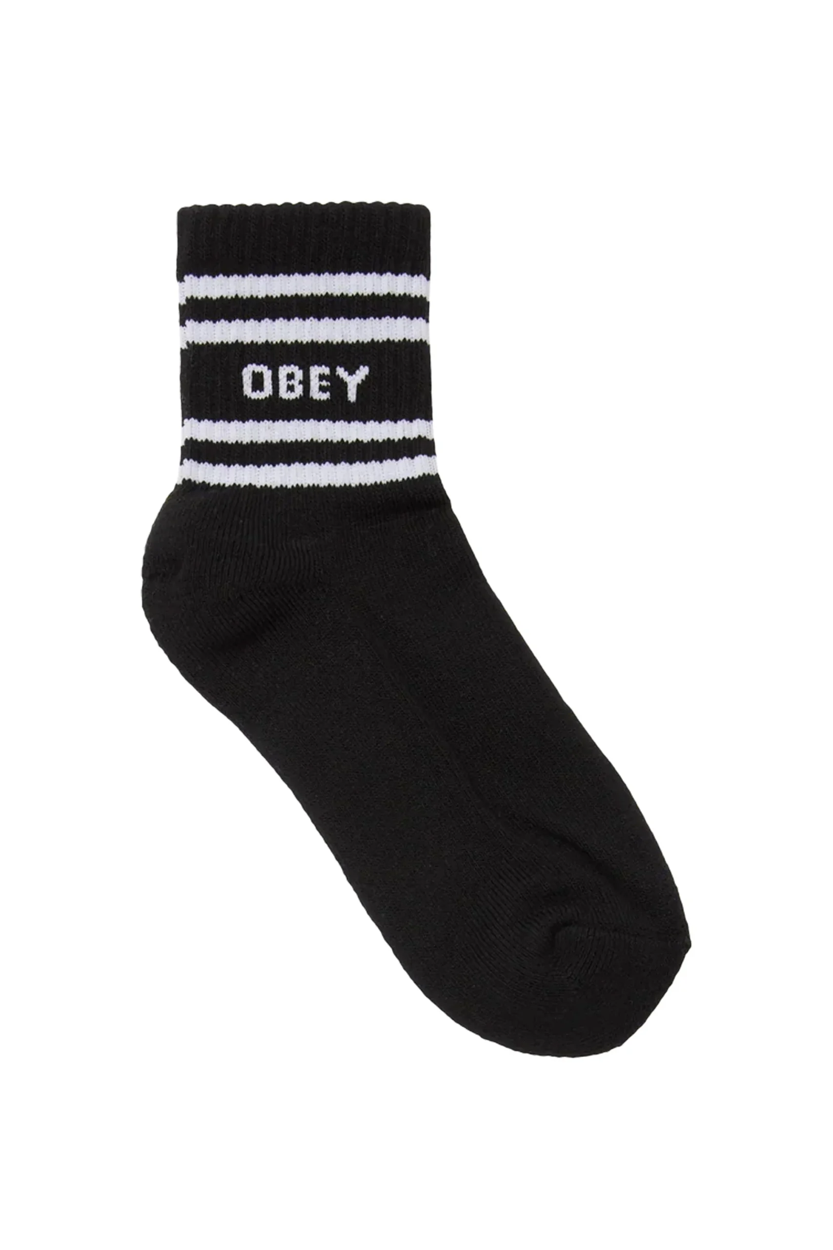 OBEY - COOP SOCK - BLACK/WHITE