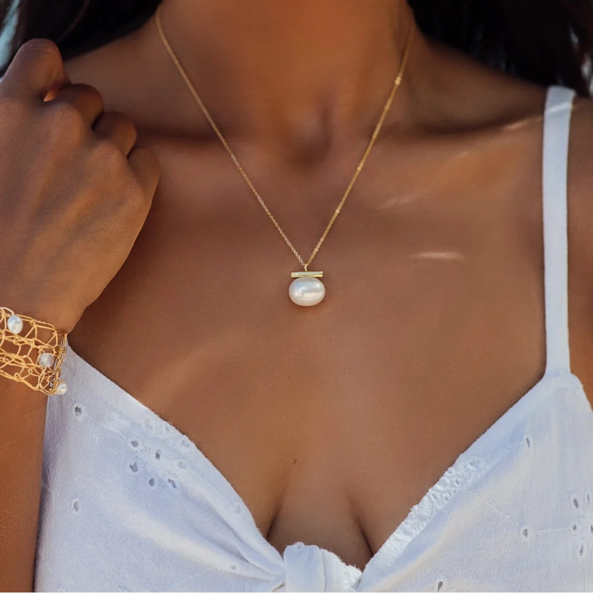 Ohelo Pearl Necklace