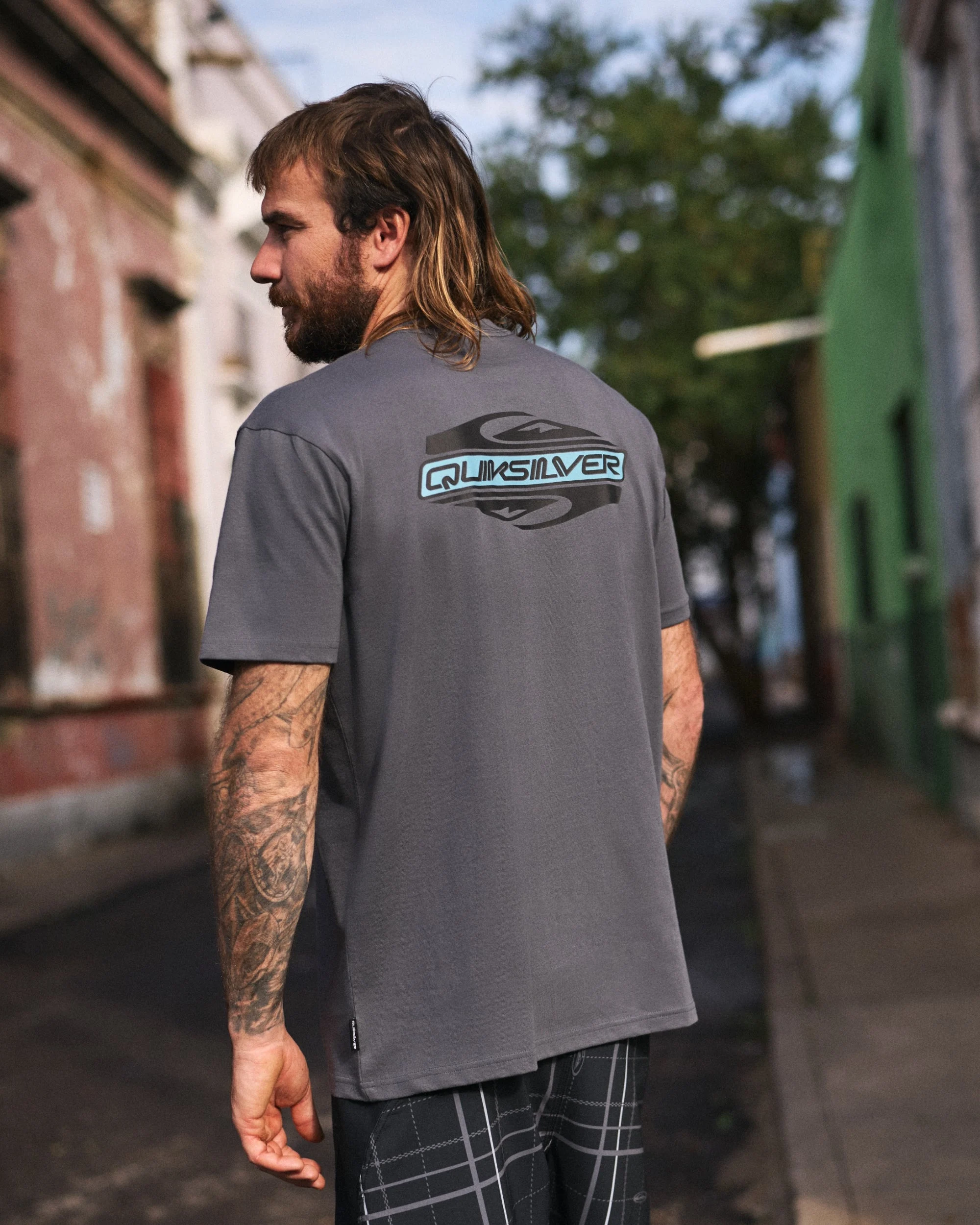 Omni Yin Short Sleeve T-Shirt - Iron Gate | Quiksilver
