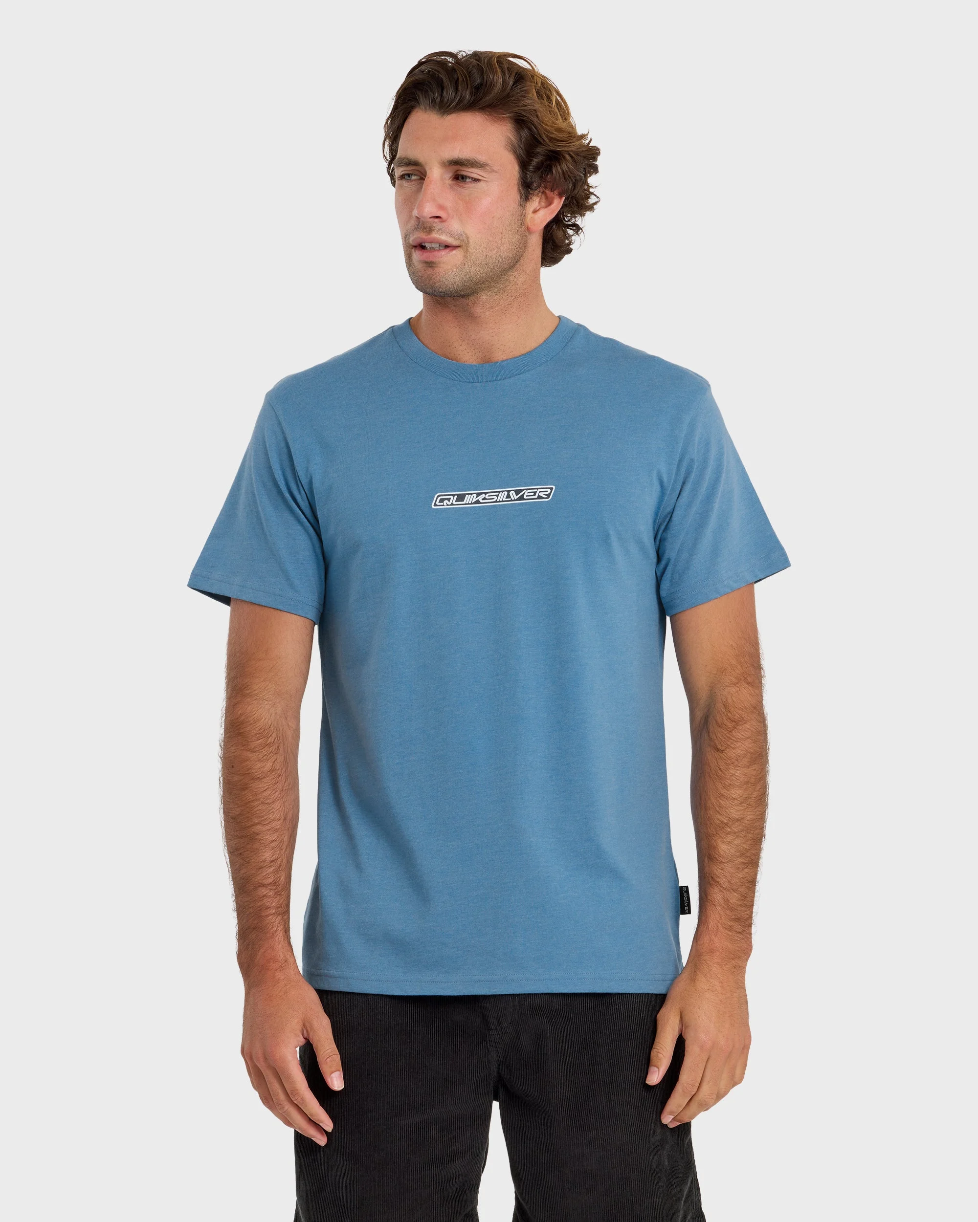 Omni Yin Short Sleeve T-Shirt - Riviera Heather | Quiksilver