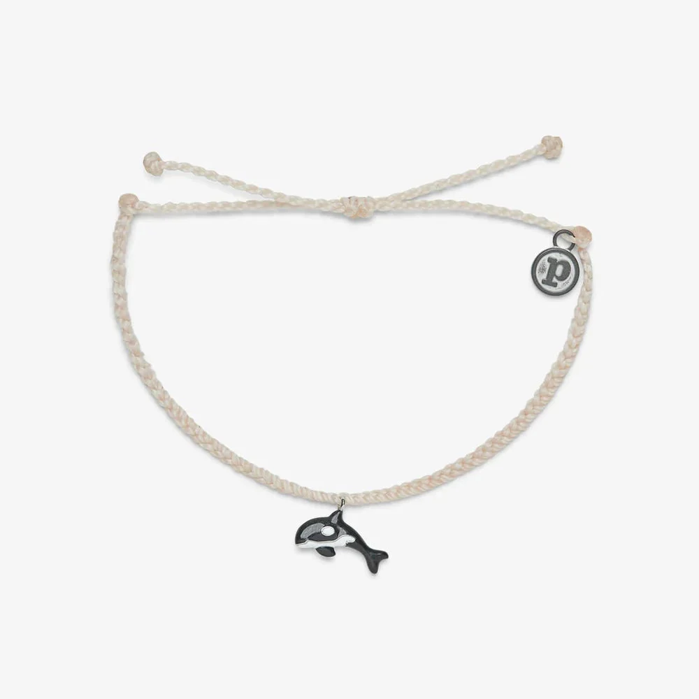 Orca Silver Charm Bracelet - Pura Vida