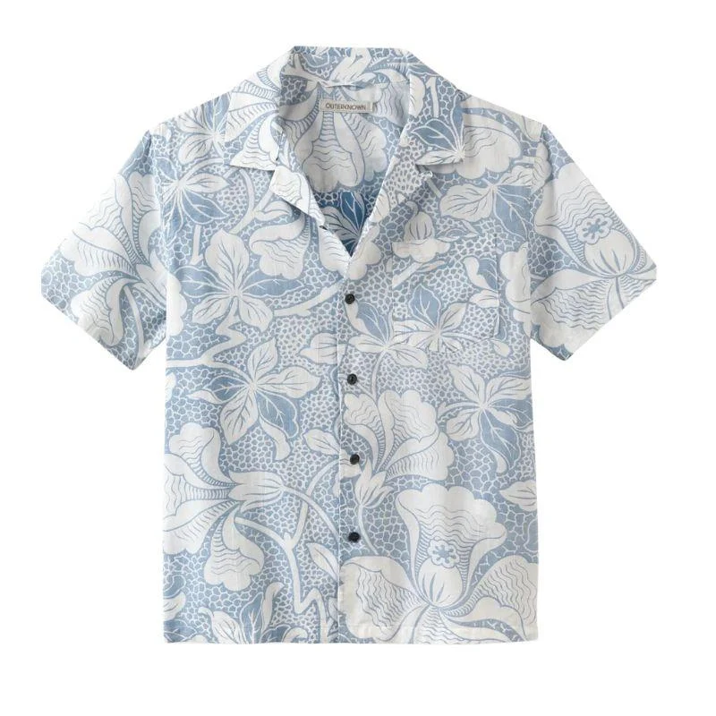 Outerknown SHIRT The BBQ (Small-XXLarge) Solimar Blue Kellyloha