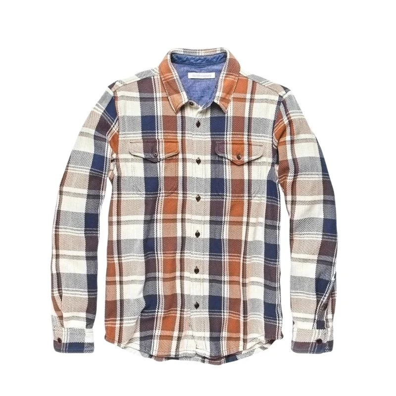Outerknown SHIRT Juneau Plaid XXLarge