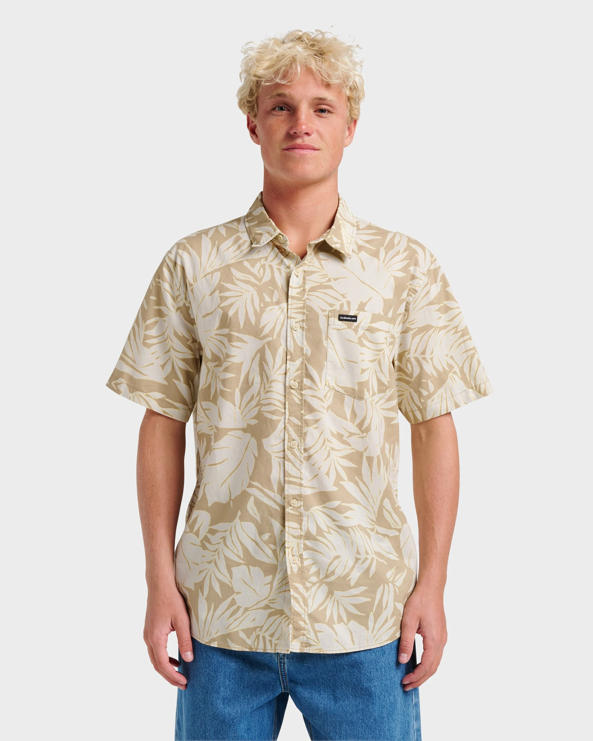 Palm Trip Classic Short Sleeve Shirt - Twill | Quiksilver