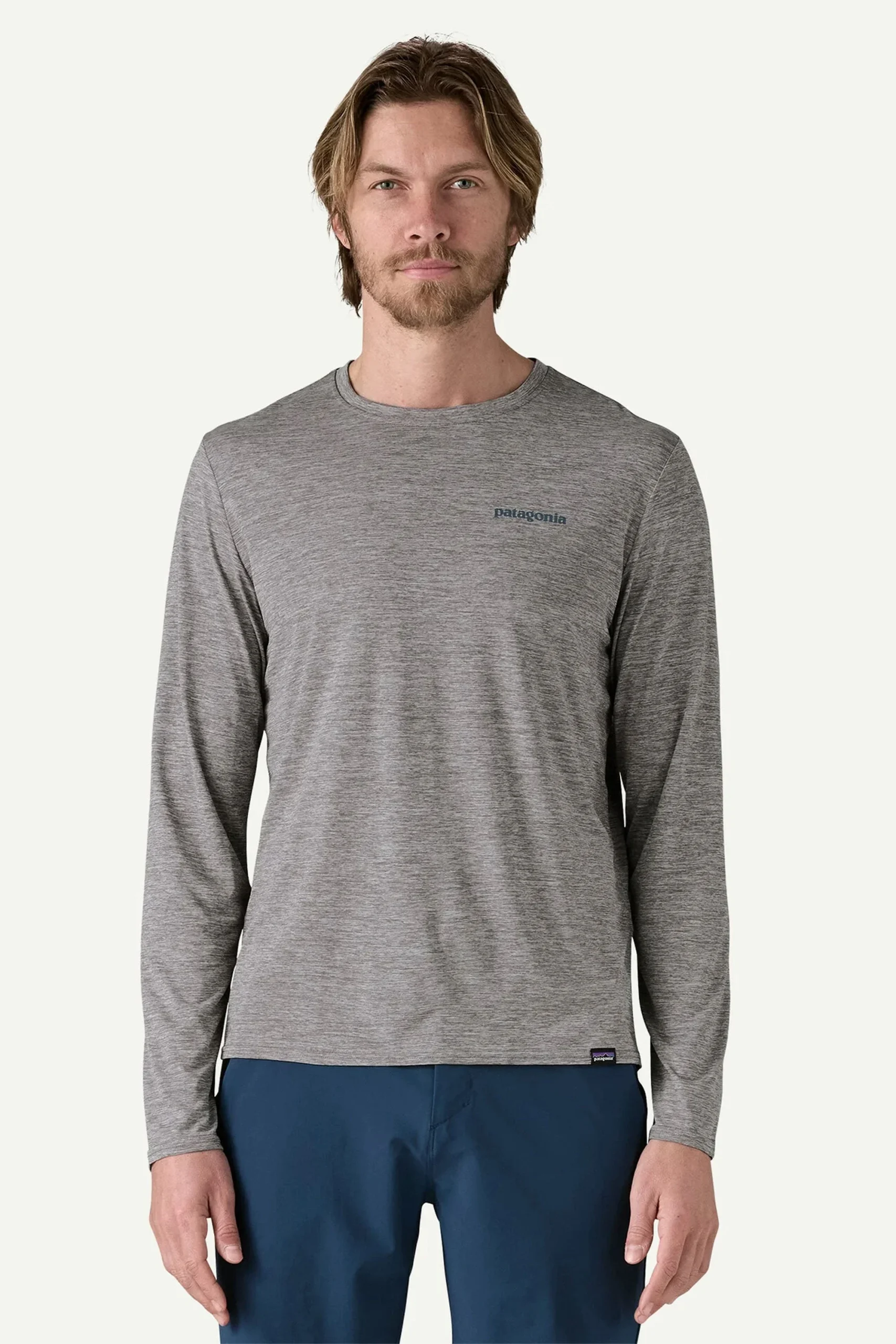 PATAGONIA - CAP COOL DAILY GRAPHIC SHIRT - BOARDSHORT LOGO - Long sleeve