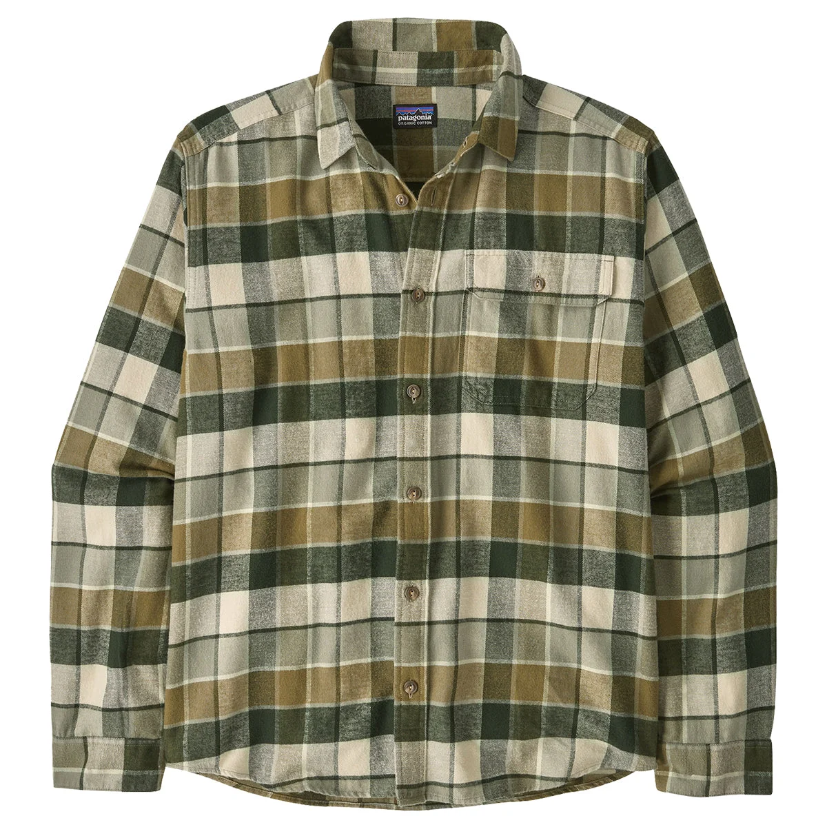 Patagonia Lightweight Fjord Cotton In Conversion Long Sleeve Button-up Flannel Shirt • 2024