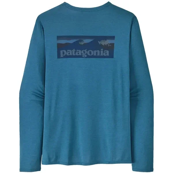 Patagonia M's L/S Cap Cool Daily Shirt - Boardshort Logo