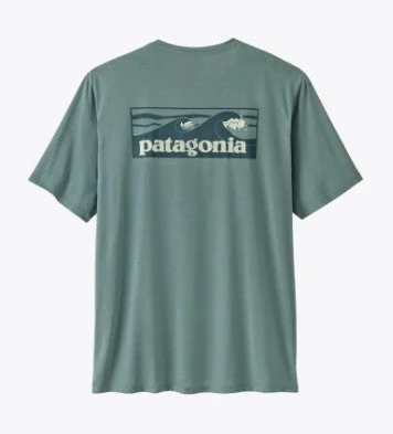 Patagonia Mens Shirt Cap Cool Daily Shirt Boardshort Logo