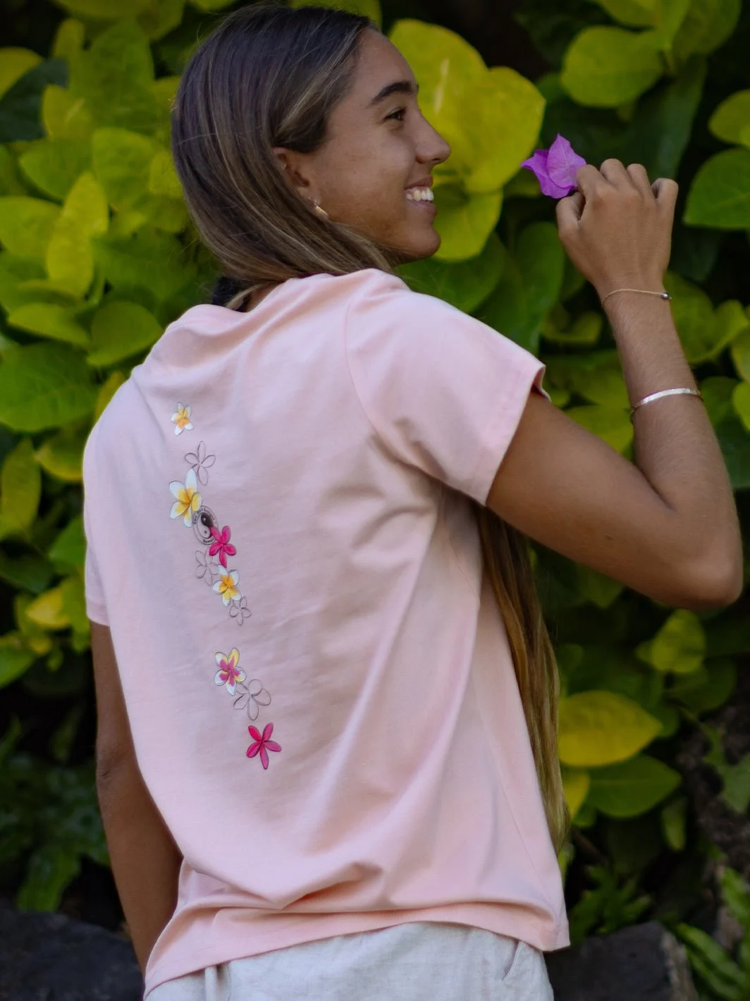Pua Melia Vertical Maple Tee