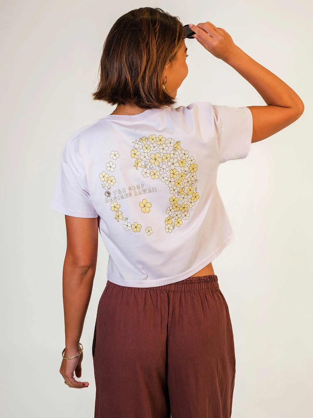 Puakenikeni Logo Crop Tee