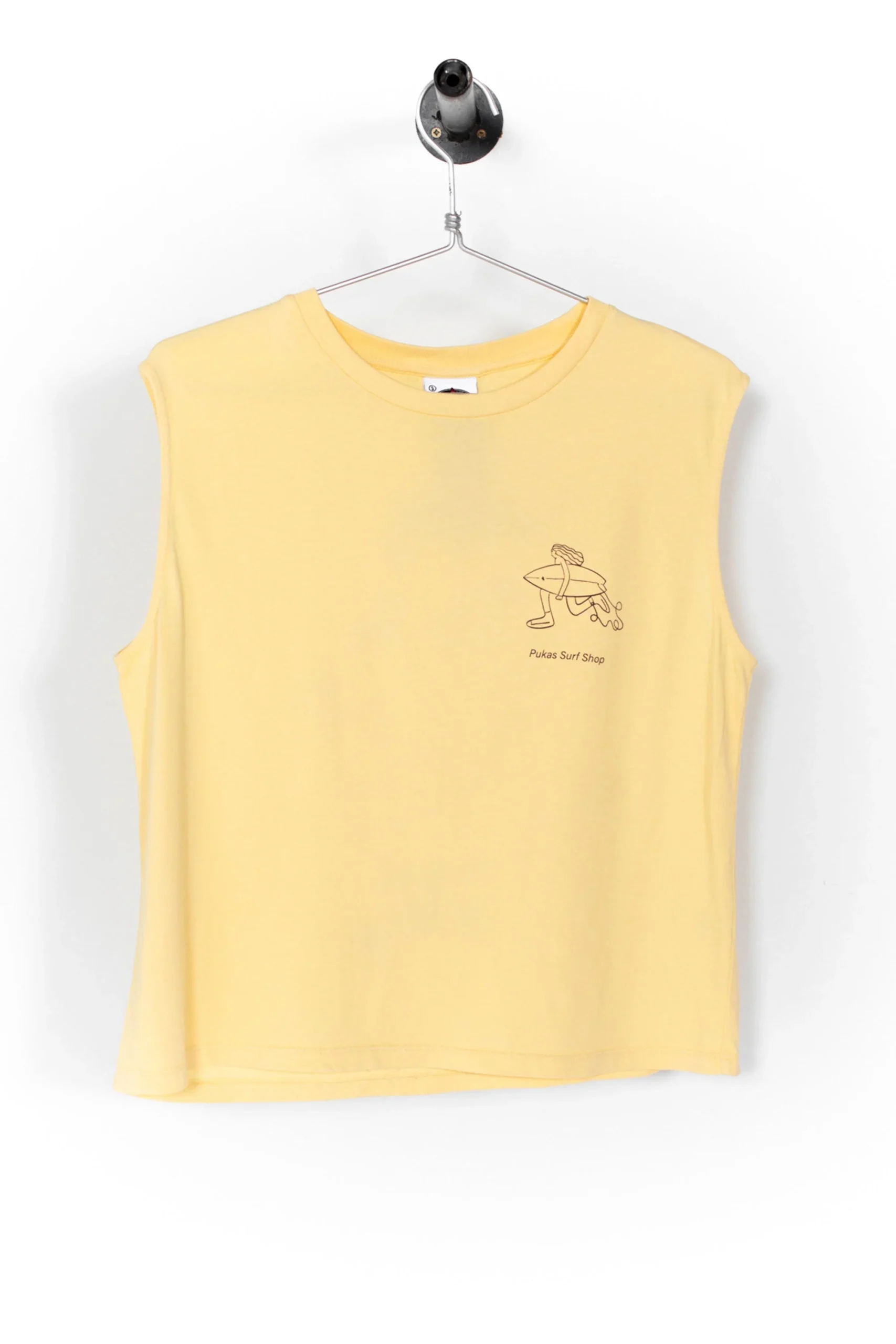 PUKAS SURF SHOP - SURFERA TANK - LIGHT YELLOW