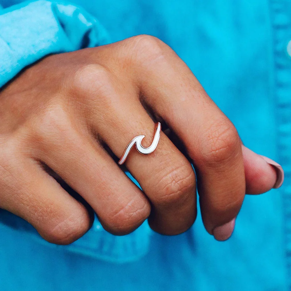 Pura Vida - Enamel Wave Ring