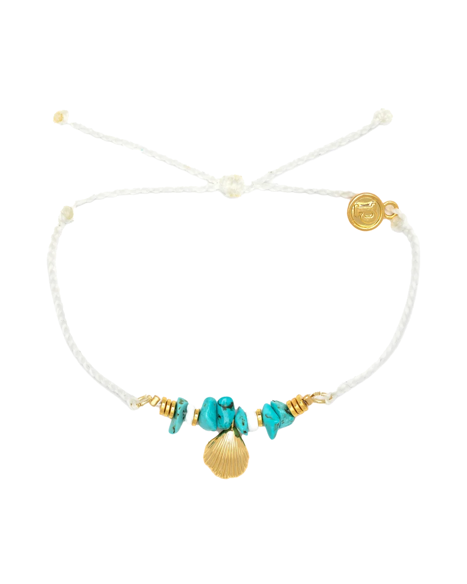 Pura Vida - Mini Conch Gold Bracelet in Natural