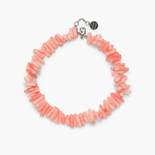 Pura Vida - Pink Coral Anklet