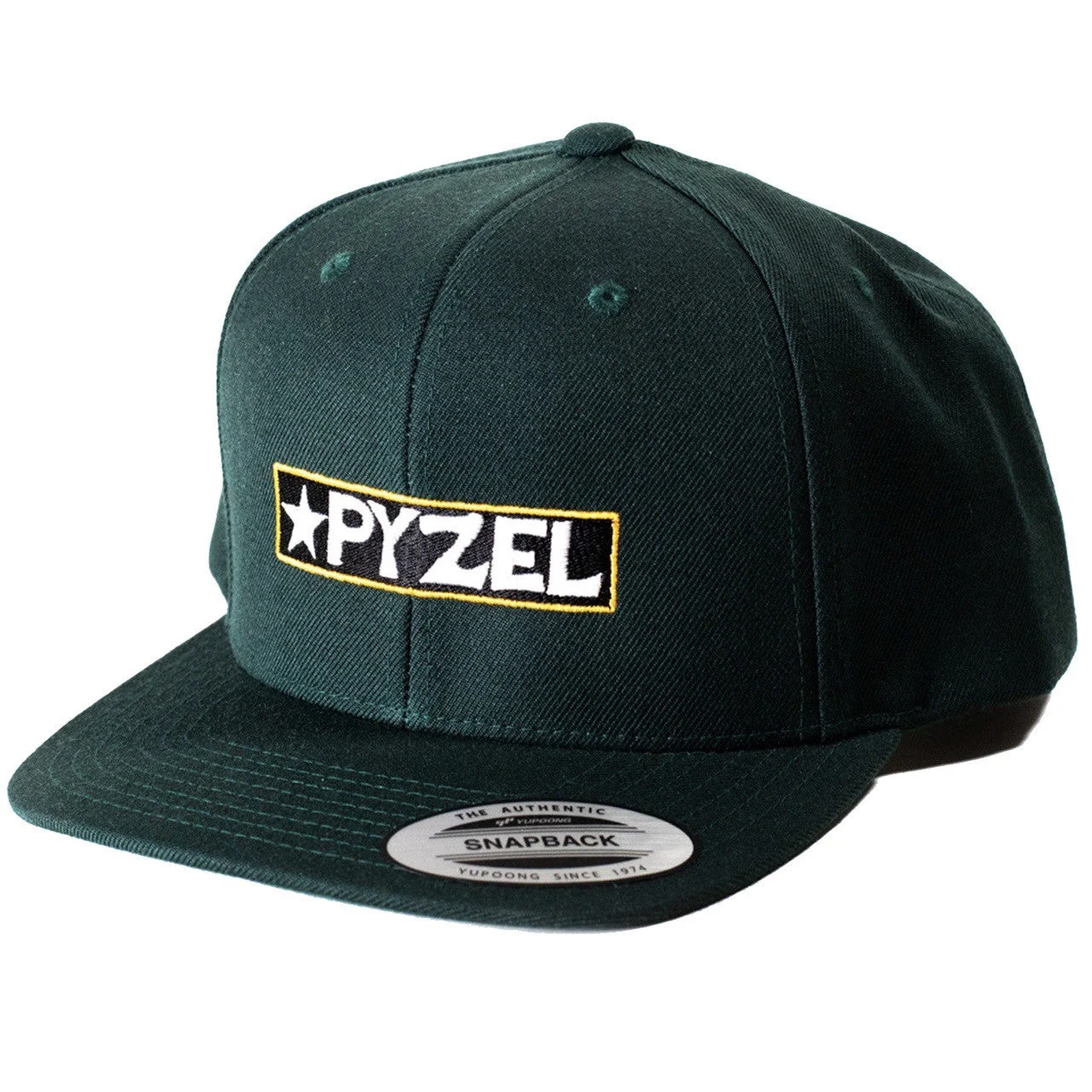Pyzel Gold Label Snapback Hat - Green