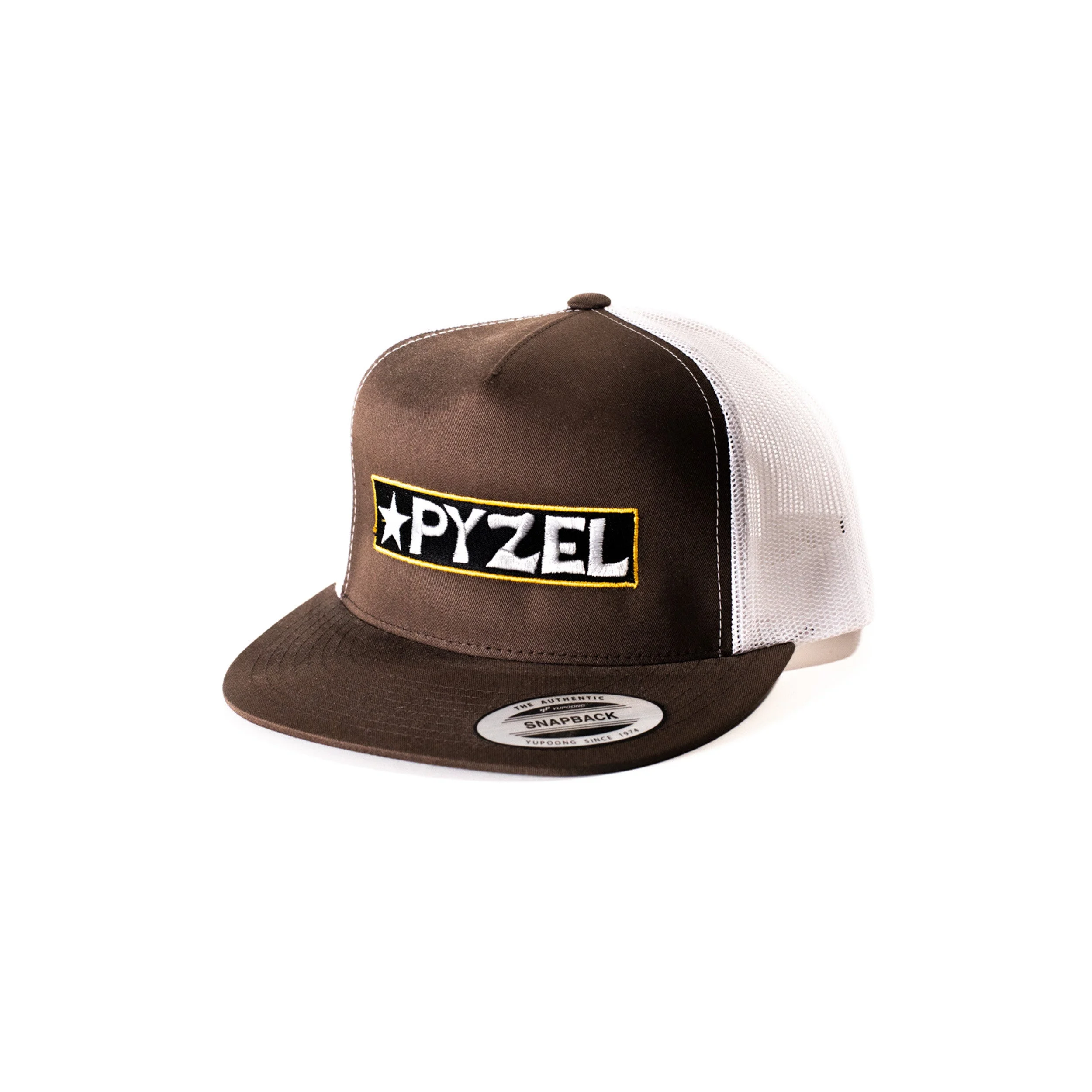Pyzel Gold Label Trucker Hat - Brown/White