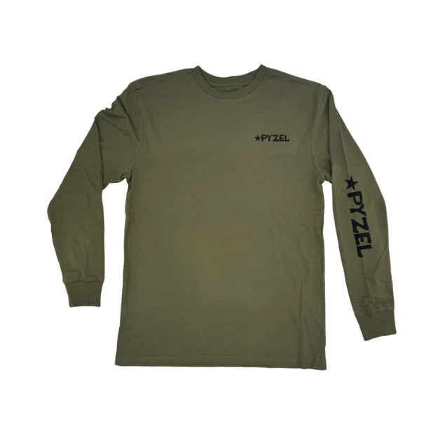 Pyzel Long Sleeve Tee - Military Green