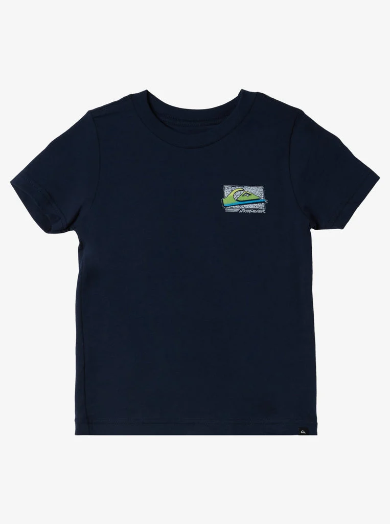 Quiksilver Boys Retro Fade Tee-Navy Blazer