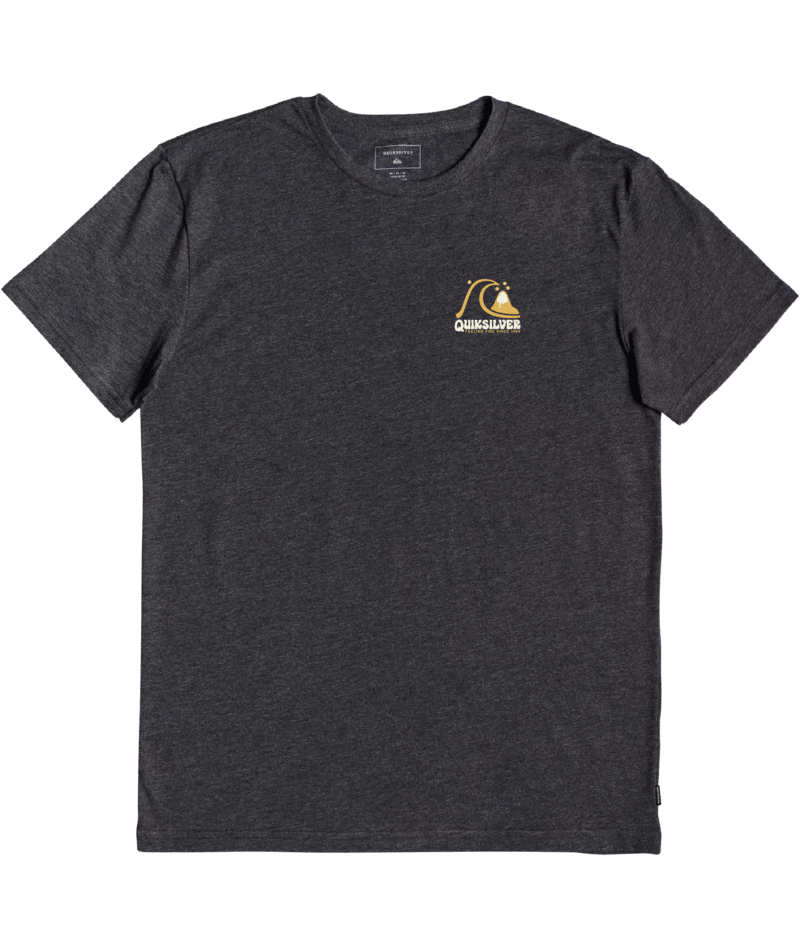 Quiksilver Mellow Tone Tee-Charcoal Heather
