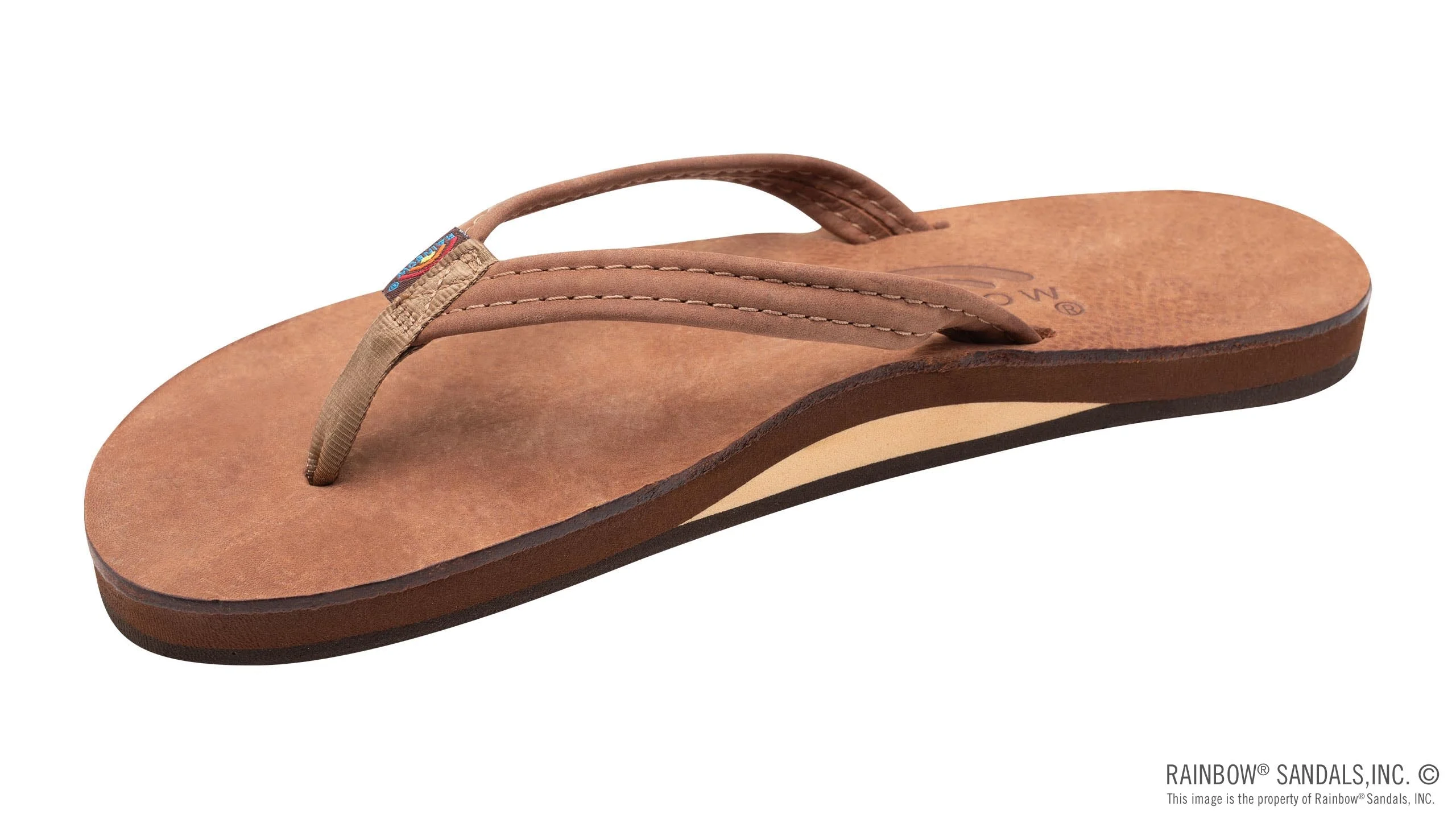 Rainbow Women's Luxury Leather Narrow Sandal